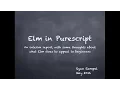 Elm in Purescript
