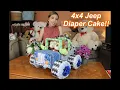 Thom s 4x4 Jeep Diaper Cake Tutorial