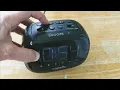 Capello Radio Alarm Clock - Set Time Alarm and Radio Station