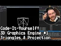 Code It Yourself 3D Graphics Engine Part - Triangles Projections