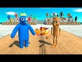 Download Lagu Brainrot Team vs Rainbow Friends - Animal Revolt Battle Simulator