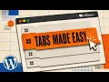 How To Use TABS Element of WPBakery WordPress Plugin