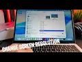 How to Change Screen Resolution On MacBook Air M5