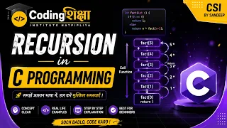 Understand Recursion in C in very easy