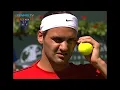Indian Wells 2004 SF Federer vs Agassi