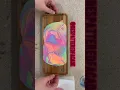 Download Lagu Rainbow sherbet dirty pour fluid art painting technique process video bright neon colors