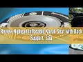 Review Niphean Inflatable Kayak Seat with Back Support Sturdy Paddle Board Seats for Inflatable Boa