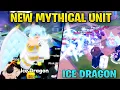 GETTING THE NEW ICE DRAGON MYTHICAL UNIT Anime Defenders