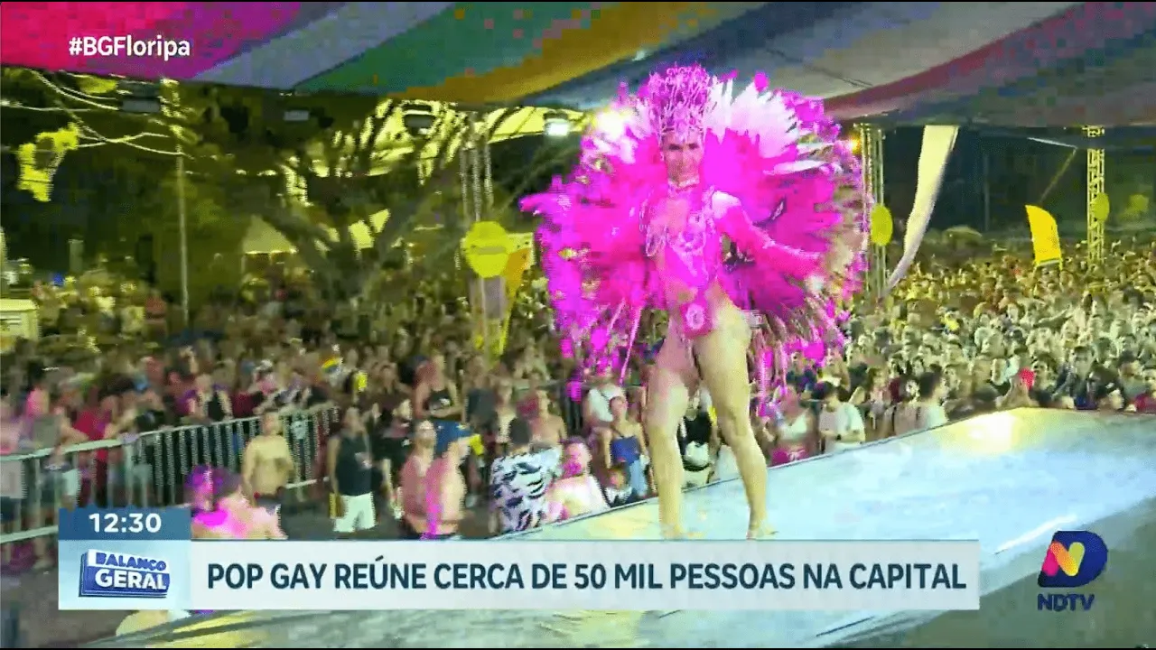 Pop Gay 2024: diversidade e folia reúnem 50 mil, em Florianópolis