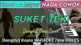 Download SUKET TEKI - Didi Kempot Versi Dangdut Koplo KARAOKE rasa ORKES || Nada Cowok MP3