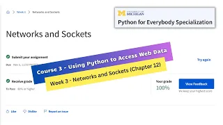 using python to access web data week 3 assignment Python for Everybody Specialization
