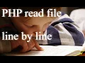 read file by line PHP