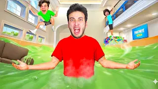 صنعنا 10000 كيلو من السلايم ملأت منزل اخويا بالكامل الحسن راح فيها 