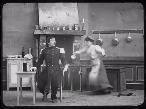 Pitou amoureux (1906) The Amorous Soldier (Pathé)
