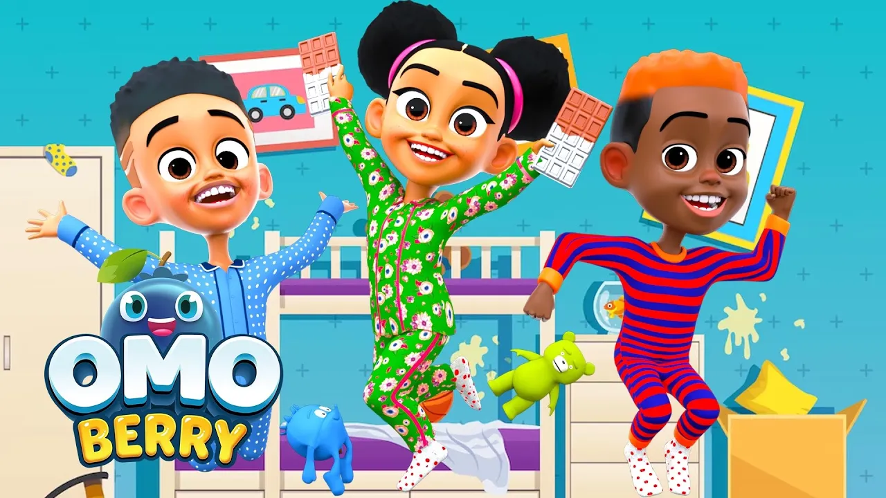 Pajama Jam | Pajama Party Song & Kids Dance Song About Left & Right | OmoBerry