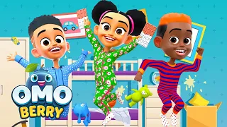 Download Pajama Jam | Pajama Party Song \u0026 Kids Dance Song About Left \u0026 Right | OmoBerry MP3