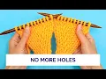 Easy knitting Increases without holes - Twisted Lifted Increases