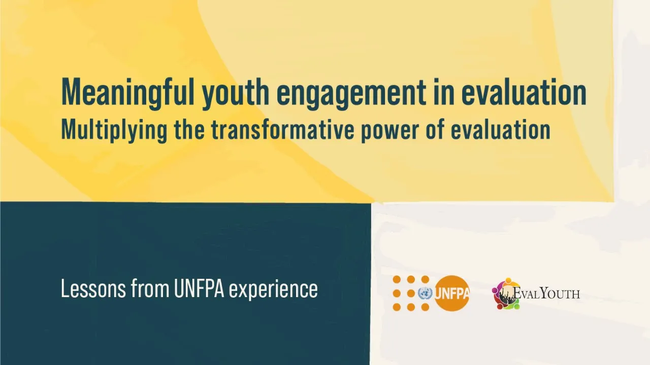 Meaningful youth engagement in evaluation: Multiplying the transformative power of evaluation