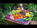 Unbelievable Organic Garden Harvest This is What I Harvested Today