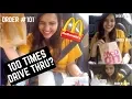 100 TIMES McDonald s Drive Thru CHALLENGE CRAZY FUN