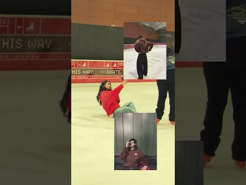 how difficult can ice skating even be🥴