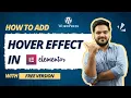 Elementor Hover Effect Tutorial Add Cool Effects to Text Buttons Images Step-by-Step