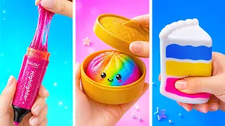 СКВИШИ + СЛАЙМ = 100 Безумных DIY-Идей!