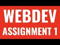 Web Development Assignment 1