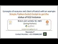 Writing Effective Python boto3 Script by choosing resource or client object