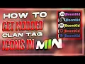 How to get MODDED ICONS as your CLAN TAG in MW2