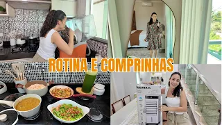 ORGANIZAÇÃO RÁPIDA, ALMOÇO SIMPLES, GOSTAMOS TANTO QUE COMPRAMOS OUTRO, ROUPAS PRA MIM E MAIS...