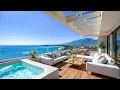 Download Lagu Morning Terrace Ambience Overlooking the Sea ~ Happy Bossa Nova Jazz \u0026 Waves Sound for a Great Start