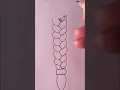 Download Lagu Very easy to draw braids 😱
