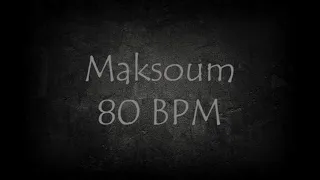 Maksoum 80 BPM إيقاع المقسوم سرعة 