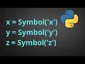 8 Defining Symbols and Symbolic Operations MATH IN PYTHON