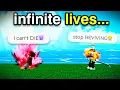 I Have UNLIMITED LIVES With the NEW Pain Fruit in Blox Fruits