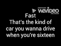 Luke Bryan Fast Lyrics