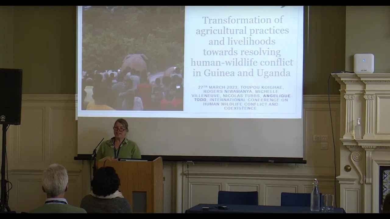 Angelique Todd - Transformation of agricultural practices and livelihoods towards resolving HWC
