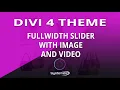 Divi Theme Fullwidth Slider With Image And