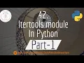 42 itertools module in Python Part-1 Python Tutorial Study Material By Arihant Jain