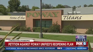 Petition Launched Against Poway Unified s Reopening Plan