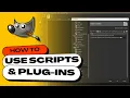 How to Add Use Scripts and Plugins in GIMP