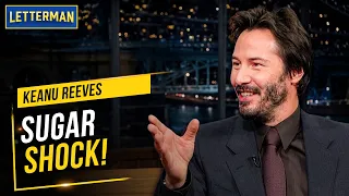 Keanu Reeves Tells Dave About His Hilarious First Acting Job David Letterman