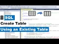 HOW TO COPY TABLE FROM ANOTHER TABLE