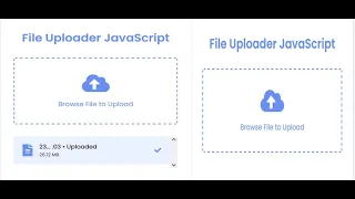 File Upload with Progress Bar in HTML CSS JavaScript