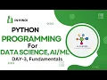 Python Programming for Data Science - Day 3