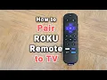 How to Pair ROKU Remote to TV Connect Sync