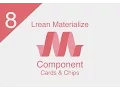Learn Materialize Component Cards and Chips