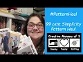 99 cent Simplicity Pattern Haul from Joann s