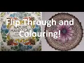 Adult Colouring Book Flip Through and Colour - Nature Mandalas by Melpomeni Chatzipanagiotou